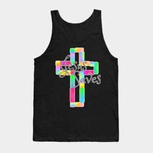 Jesus Saves Cross Tank Top